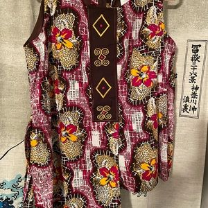 African Print Blouse